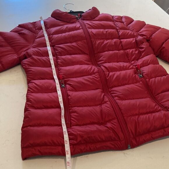 Charter Club Down Filled Packable Red Puffer Jacket Size Medium - Picture 10 of 10
